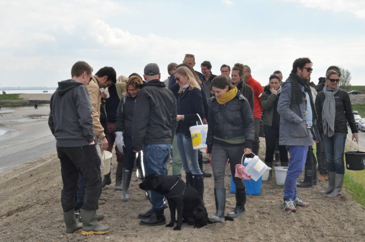 our group on the dyke